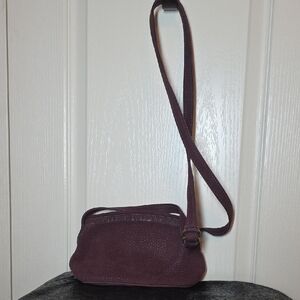 COACH Sonoma Purple Suede  Shoulder Bag